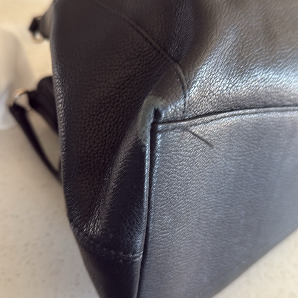 Coach Black Hobo Bag with Pebbled Leather - Picture 7 of 8